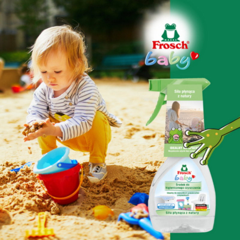 Chai Xịt Vệ Sinh Đồ Dùng Cho Trẻ Em Hữu Cơ Frosch 300ml